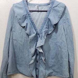 Free people blouse, size Large